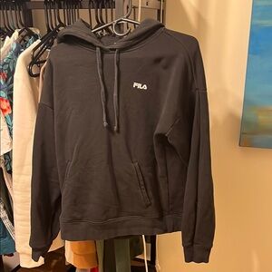 Fila Black Sweatshirt Classic Hoodie